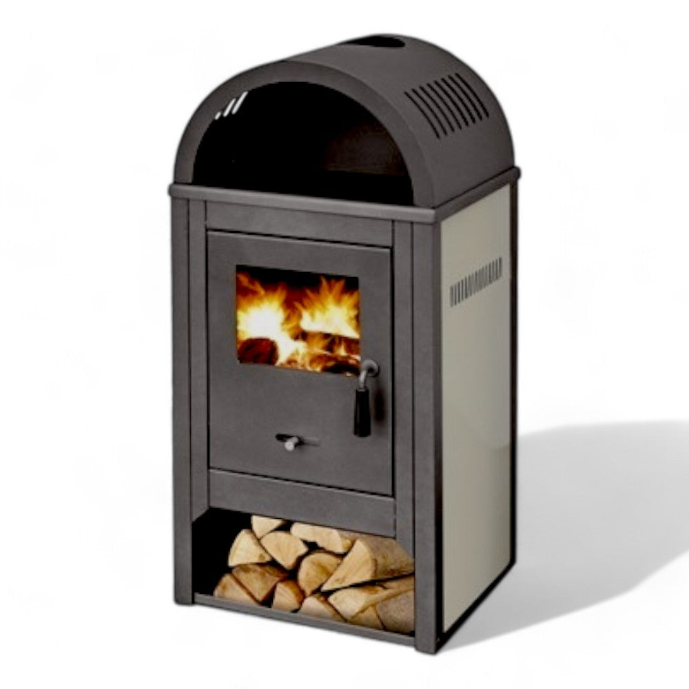 Wood stoves Steel structure 10 kW Kamin De Luxe