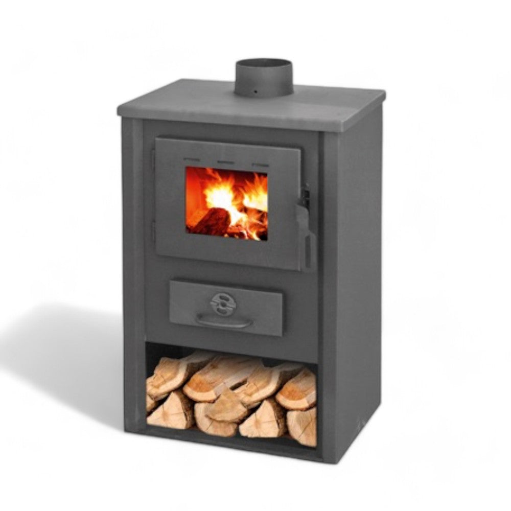 <transcy>Wood Stove with Steel Structure 7 kW K-line Koine Anthracite</transcy>