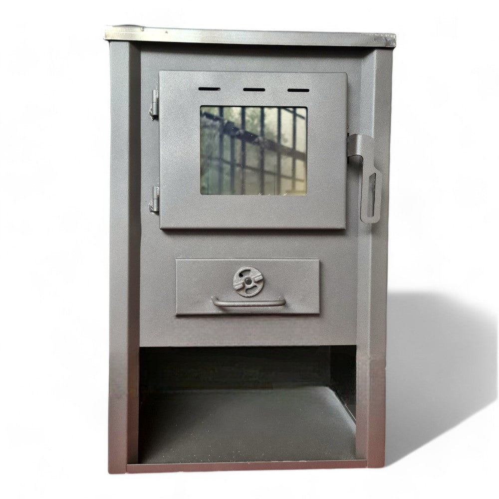 <transcy>Wood Stove with Steel Structure 7 kW K-line Koine Anthracite</transcy>