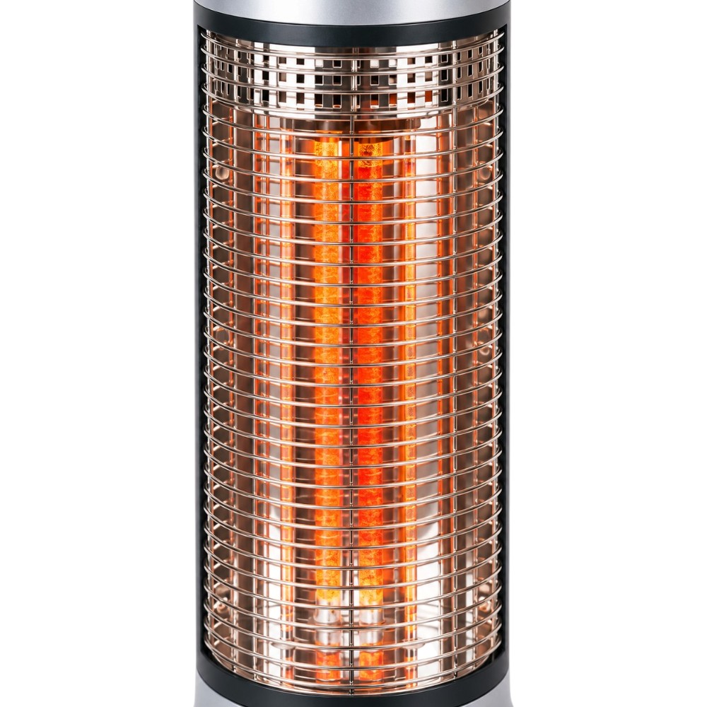 Stufa elettrica a torre al carbonio con piantana 900 W con funzione oscillazione integrato