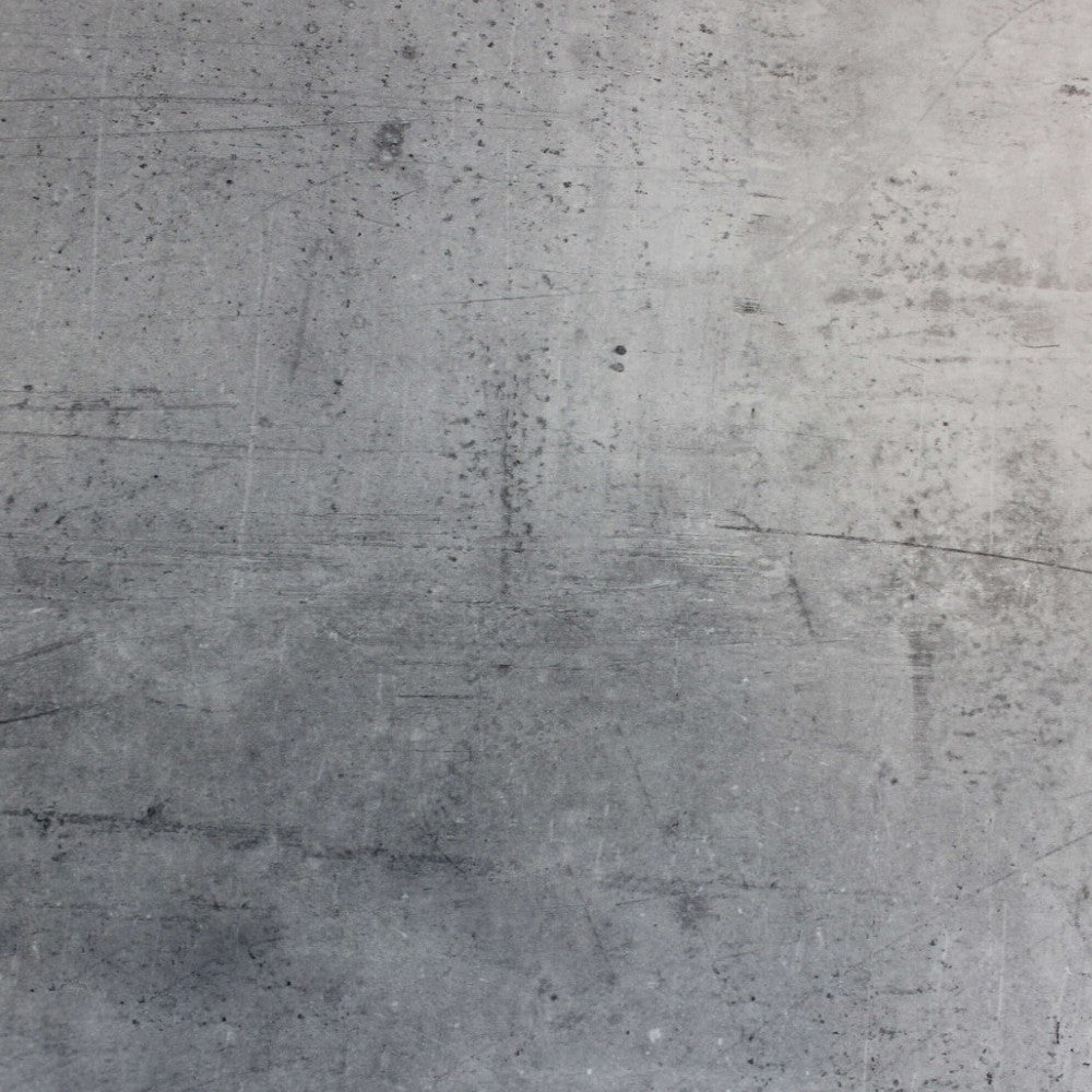 Tavolo con struttura in alluminio nera e piano laminato grigio chiaro 180x90xH76 cm Cancu