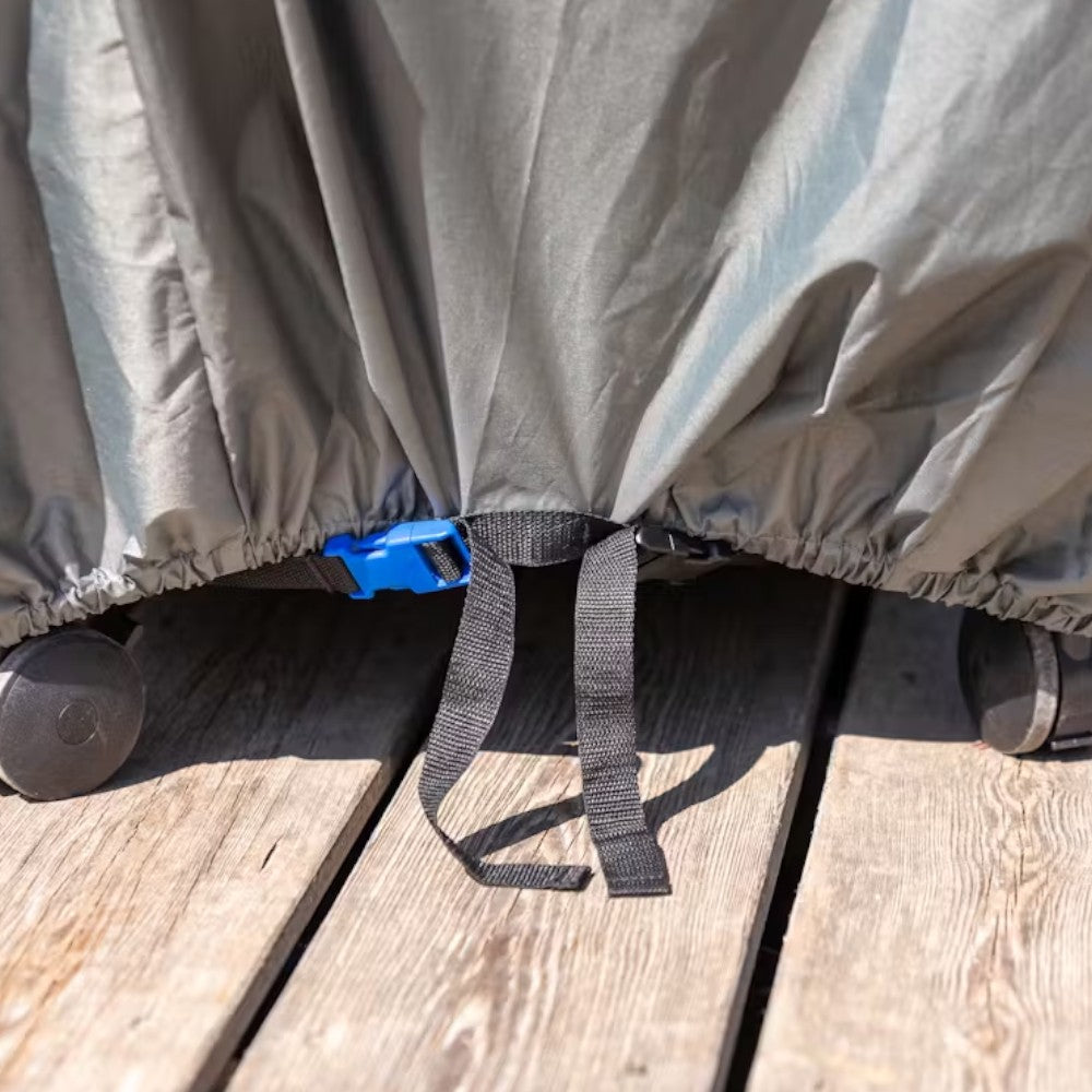 Telo copertura barbecue premium resistente alle intemperie dimensioni 146x65x118 cm compatibile con bbq