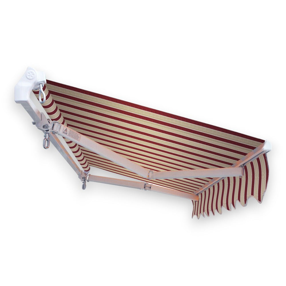 Tenda da sole ombreggiante 400x250 cm a barra quadra per esterno