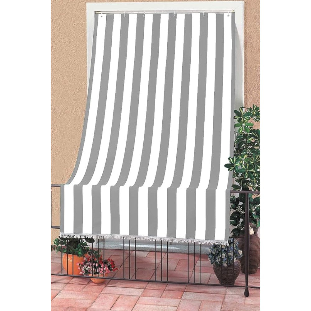 Tenda da sole 140x300 cm a caduta in poliestere da balcone ombreggiante