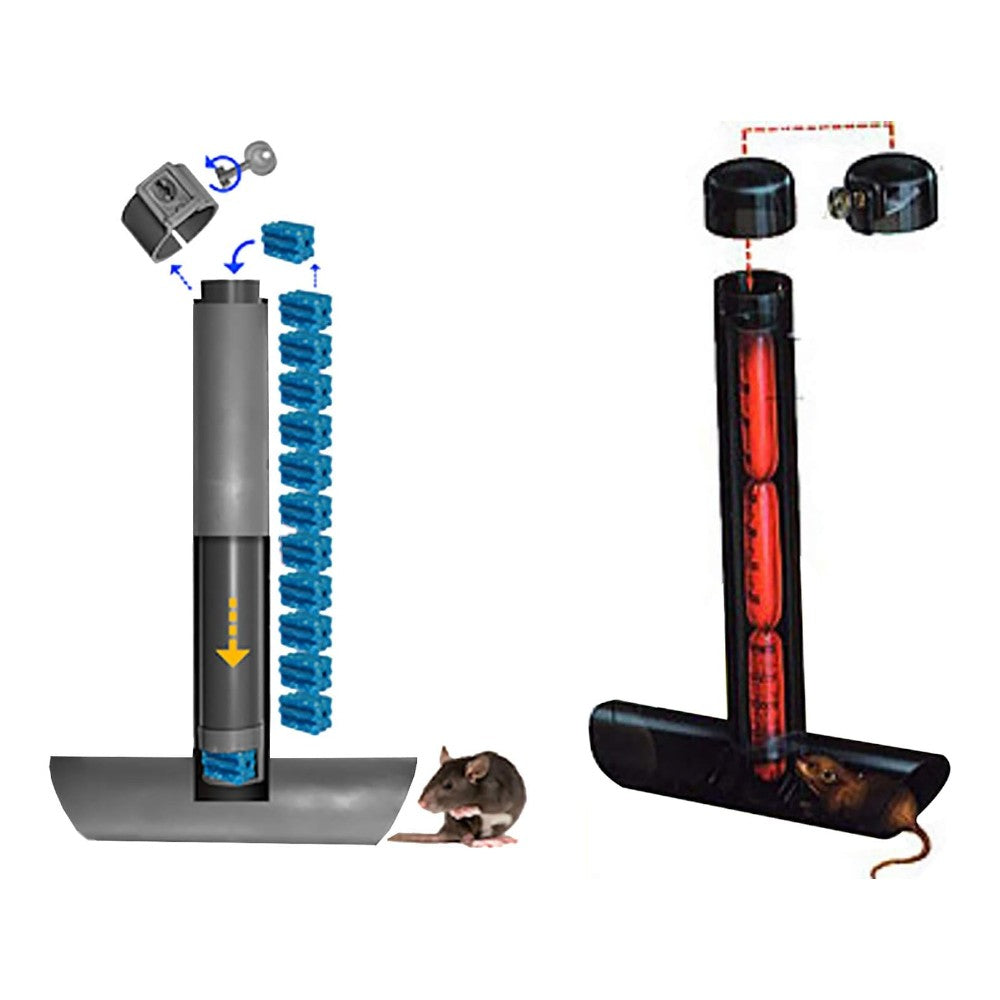 Contenitore di sicurezza per esche topicide 25x18xH9 cm