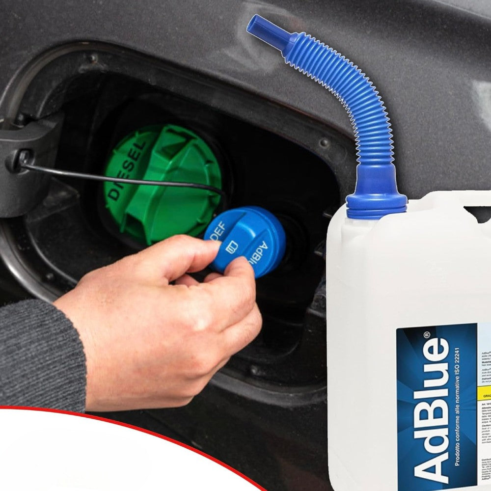 AdBlue additivo per auto diesel euro6 in tanica 10 litri con tappo tubo versatore Rhutten