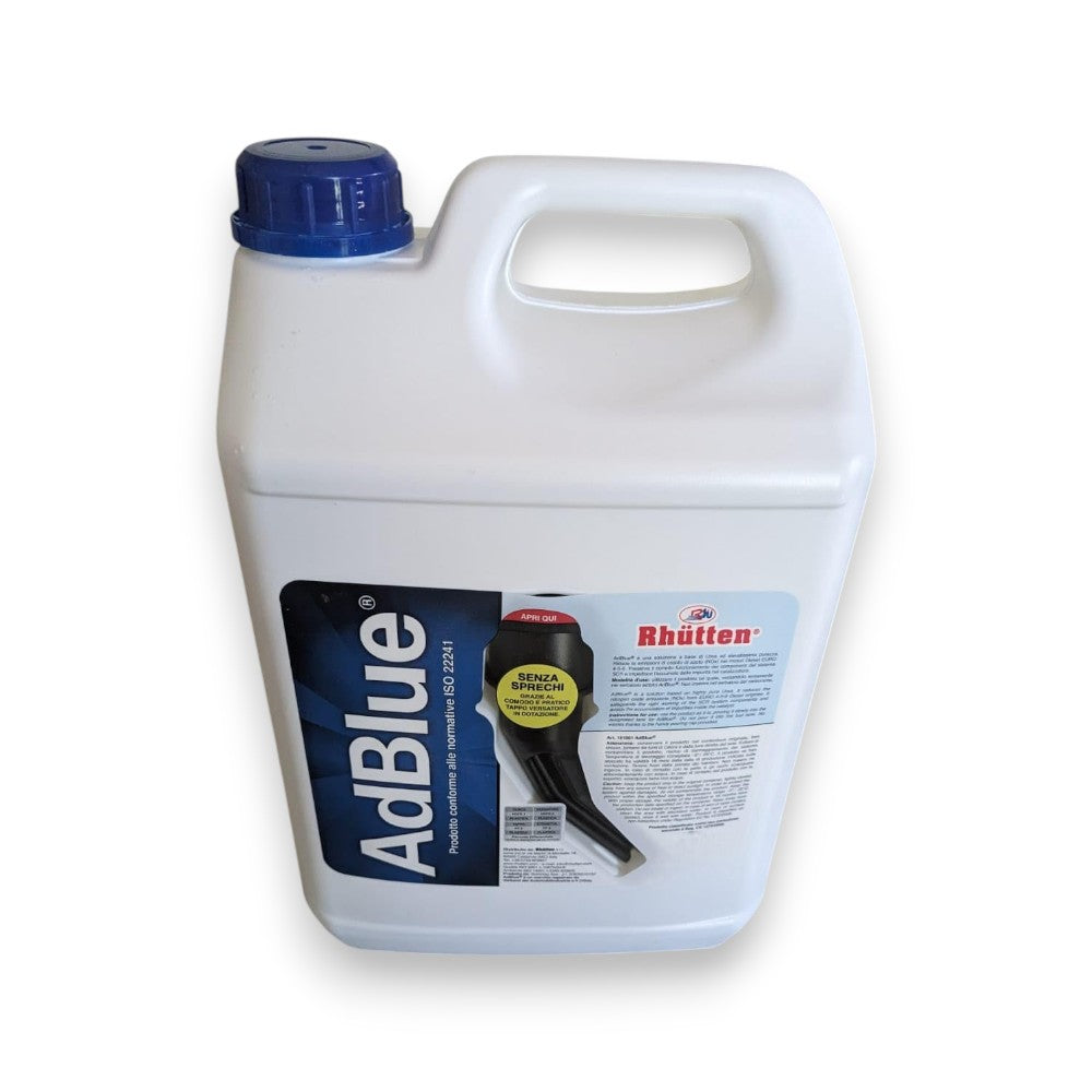 AdBlue additivo per auto diesel euro6 in tanica 10 litri con tappo tubo versatore Rhutten
