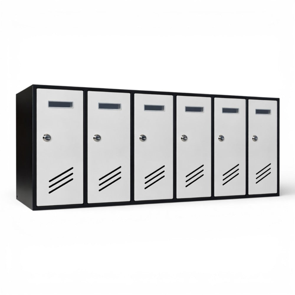 Blocchiera casellario postale condominiale in metallo con serratura e vernice antigraffio