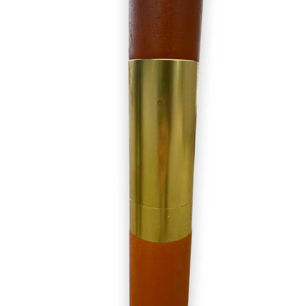 Ombrellone da giardino 3x3 mt con palo in legno e telo bianco crema con bordino 50 mm Garden Deluxe Collection