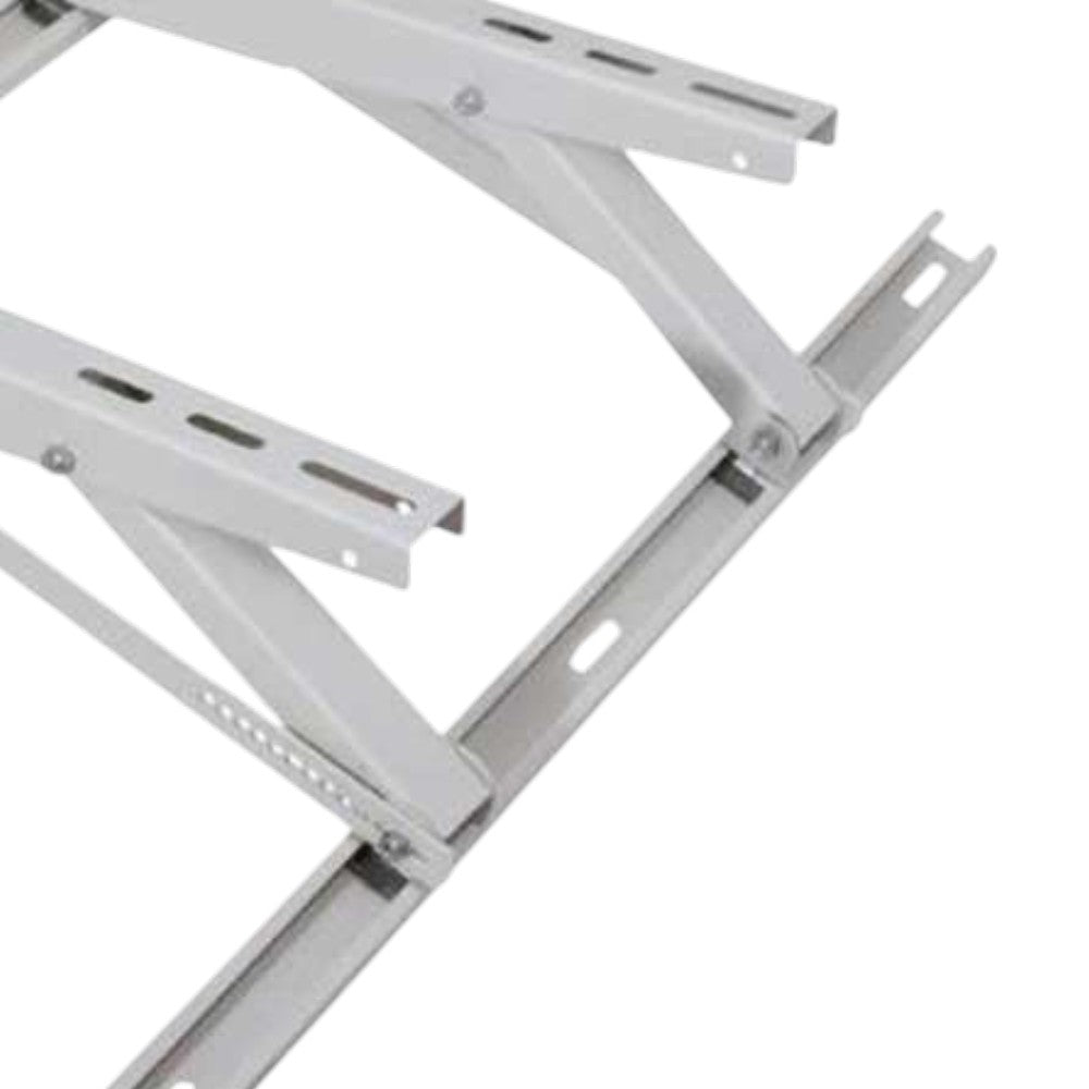 Staffa a tetto per climatizzatori 80x48x35 cm inclinazione 30-60 gradi con portata 95 kg