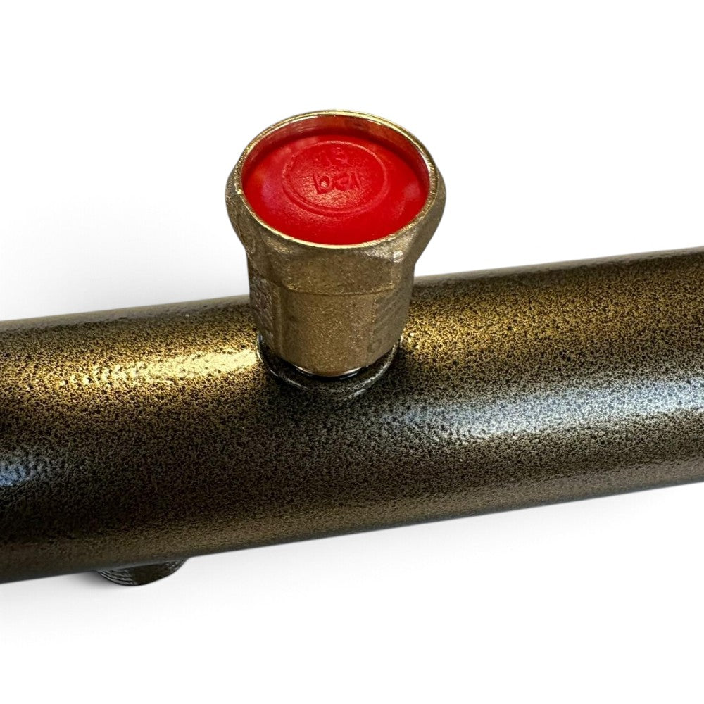 Centralina con regolatore due attacchi senza flessibili per impianti a gas 4 kg/h