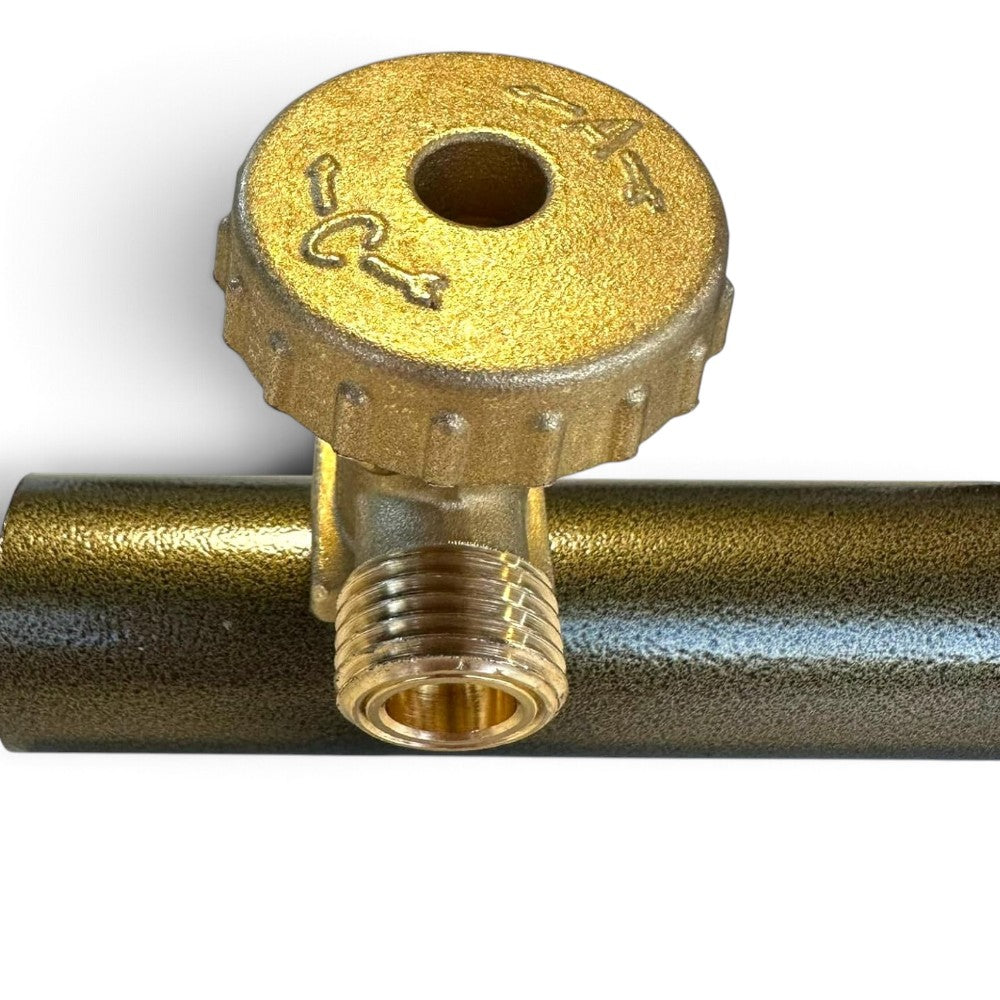 Centralina con regolatore due attacchi senza flessibili per impianti a gas 4 kg/h