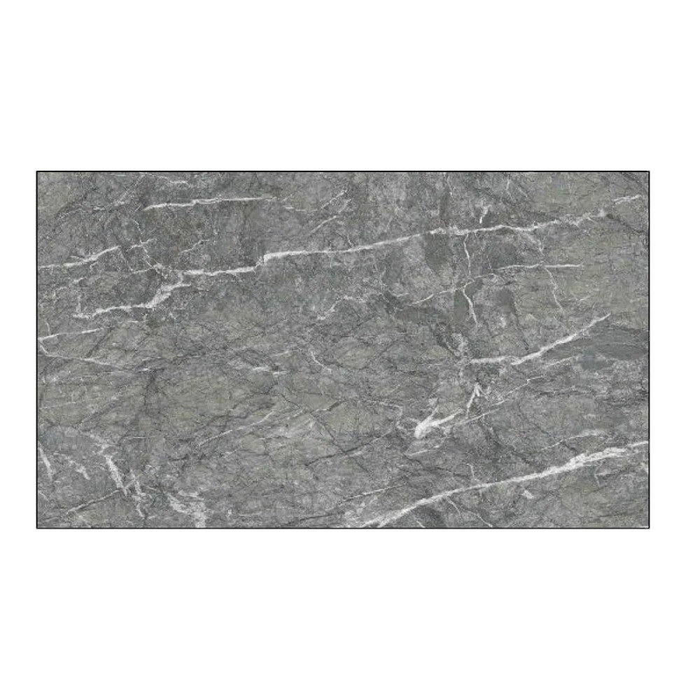 Kit 5 pannelli rivestimento murale in SPC marmo grigio 47.5x90 cm copertura 2.14 mq
