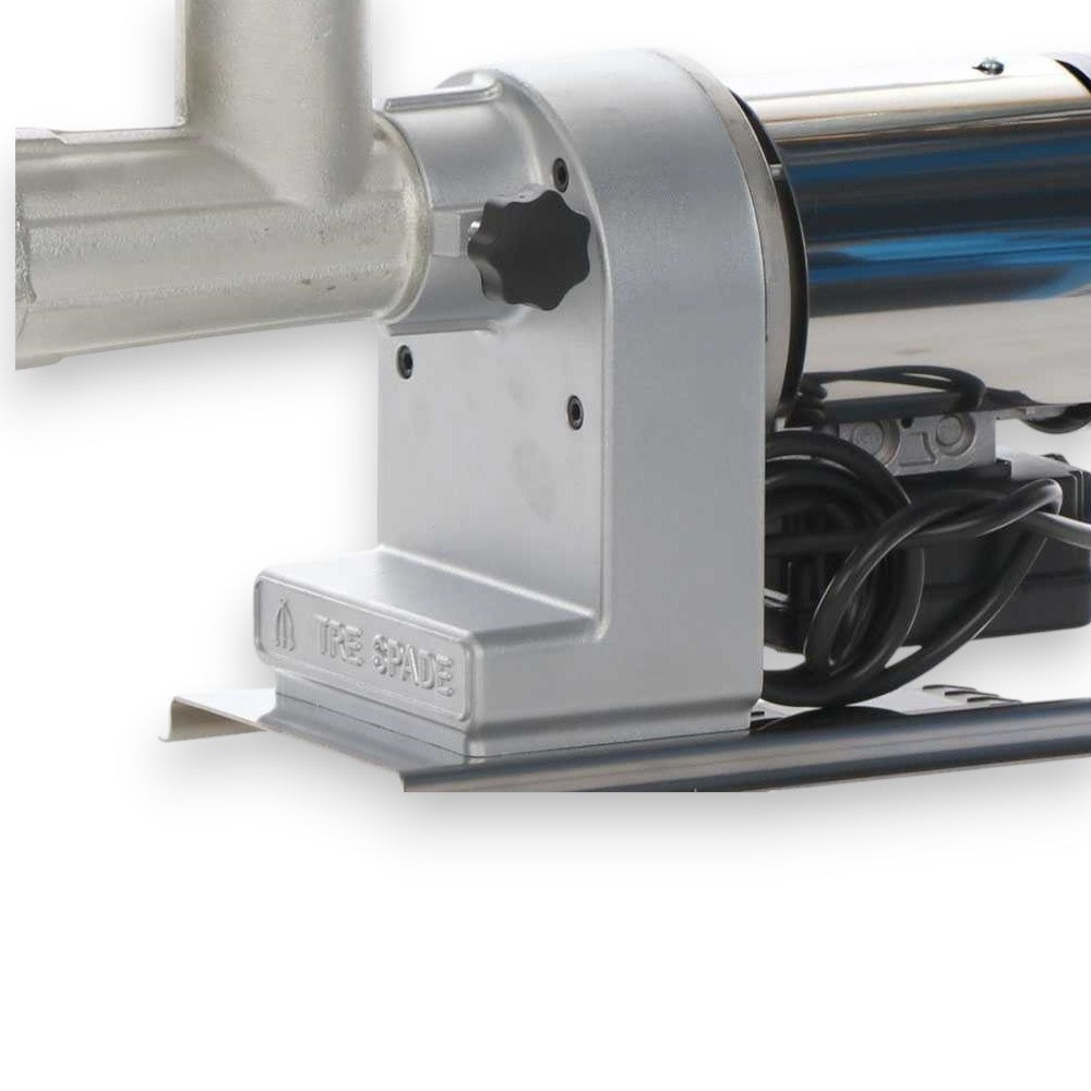 Tritacarne elettrico professionale potenza 480w acciaio inox piastra e coltello autoaffilante uso continuo