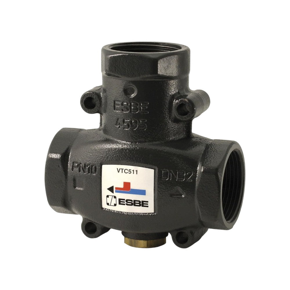 Valvola anticondensa ESBE VTCF511 1" Taratura 55°C per caldaie a biomassa e termocamini