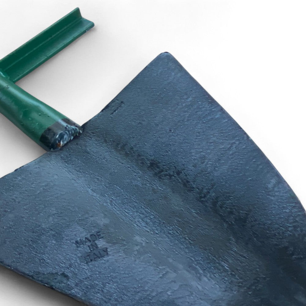 Vanga in acciaio forgiato con manico metallo e staffa poggiapiede sx