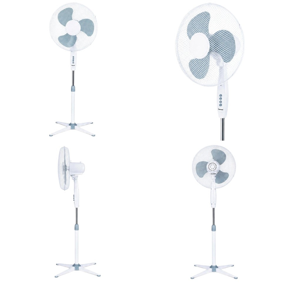 Ventilatore a piantana con 3 pale a 3 velocità con diametro 40xH145 cm
