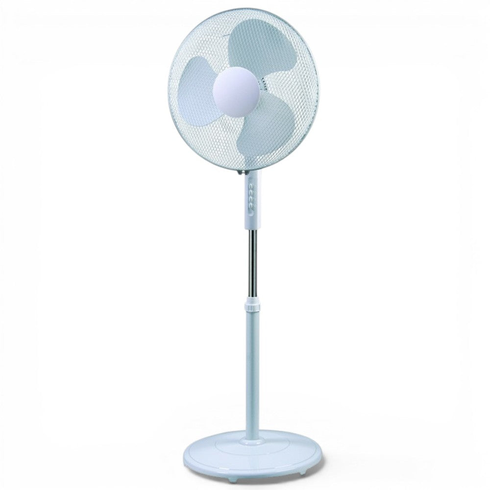 Ventilatore a piantana 45w base tonda con diametro 40 cm a 3 velocità