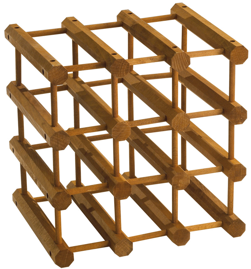 Cantinetta portabottiglie modulare 12 posti in legno di faggio Canty