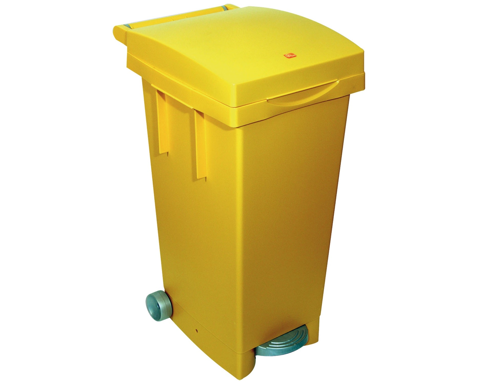 Bidone con ruote e pedale per raccolta differenziata 80Lt Blu ICS