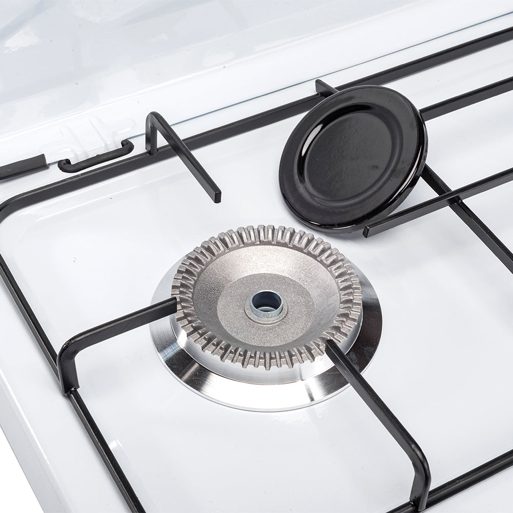 Fornello cucinino portatile BB gas GPL a 2 fuochi in acciaio Niklas