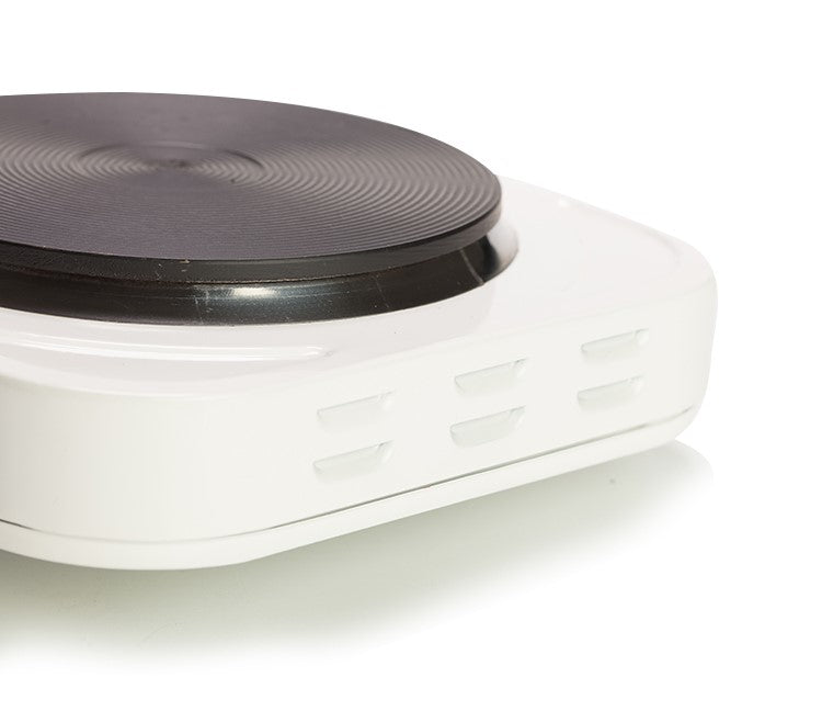 Fornello cucinino elettrico portatile doppio  2500W 2 piastre in ghisa 185mm e 150mm Niklas