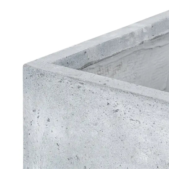 Fioriera in granulato di pietra Grigio 75x25xH33cm Art Garden