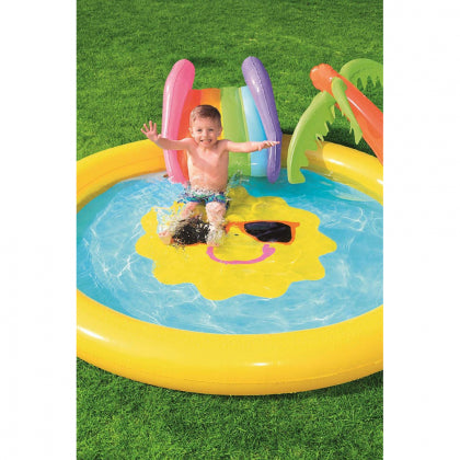 Piscinetta gonfiabile Isola del Sole con scivolo Bestway 53071