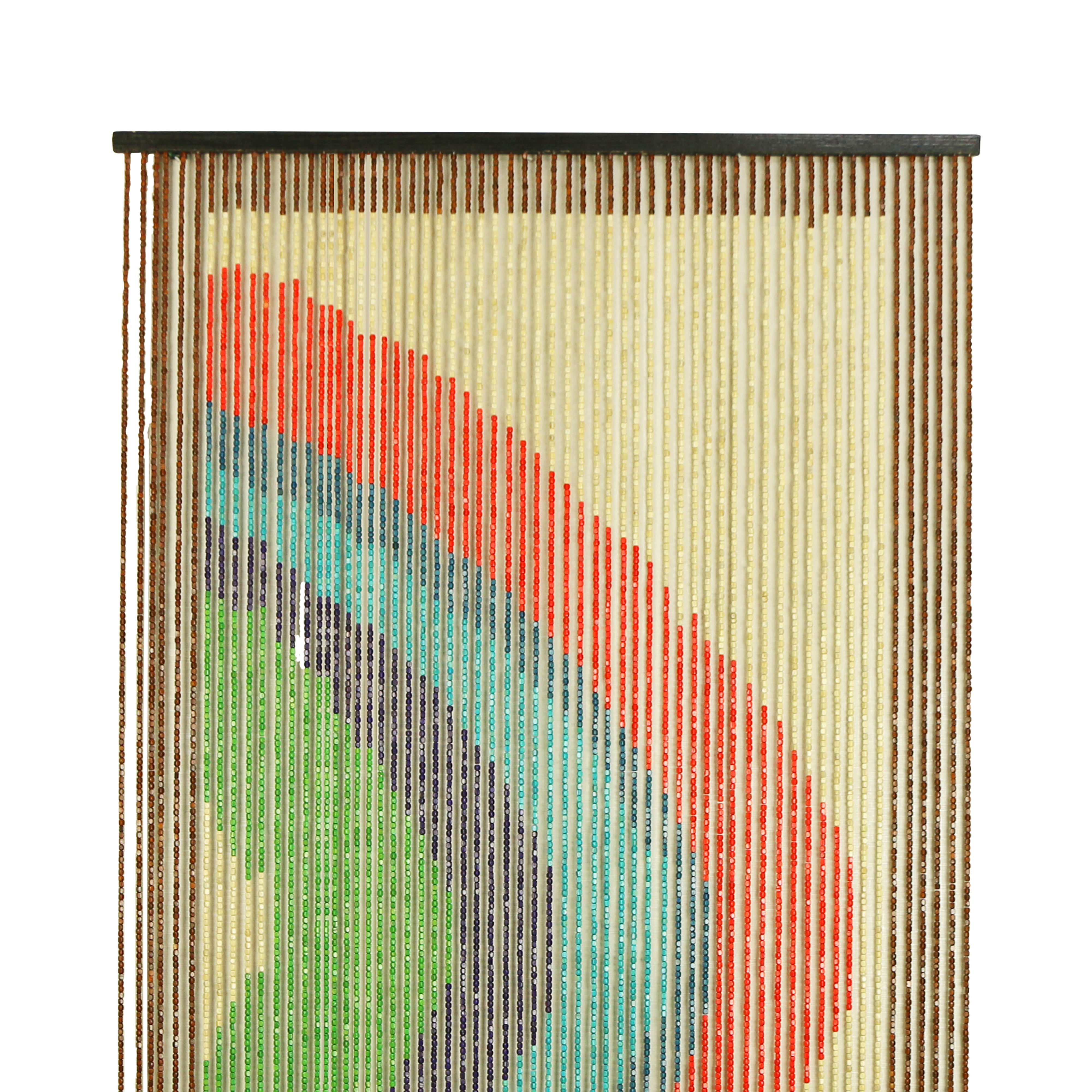 Tenda in legno per porta antimosche modello Arcobaleno Onda