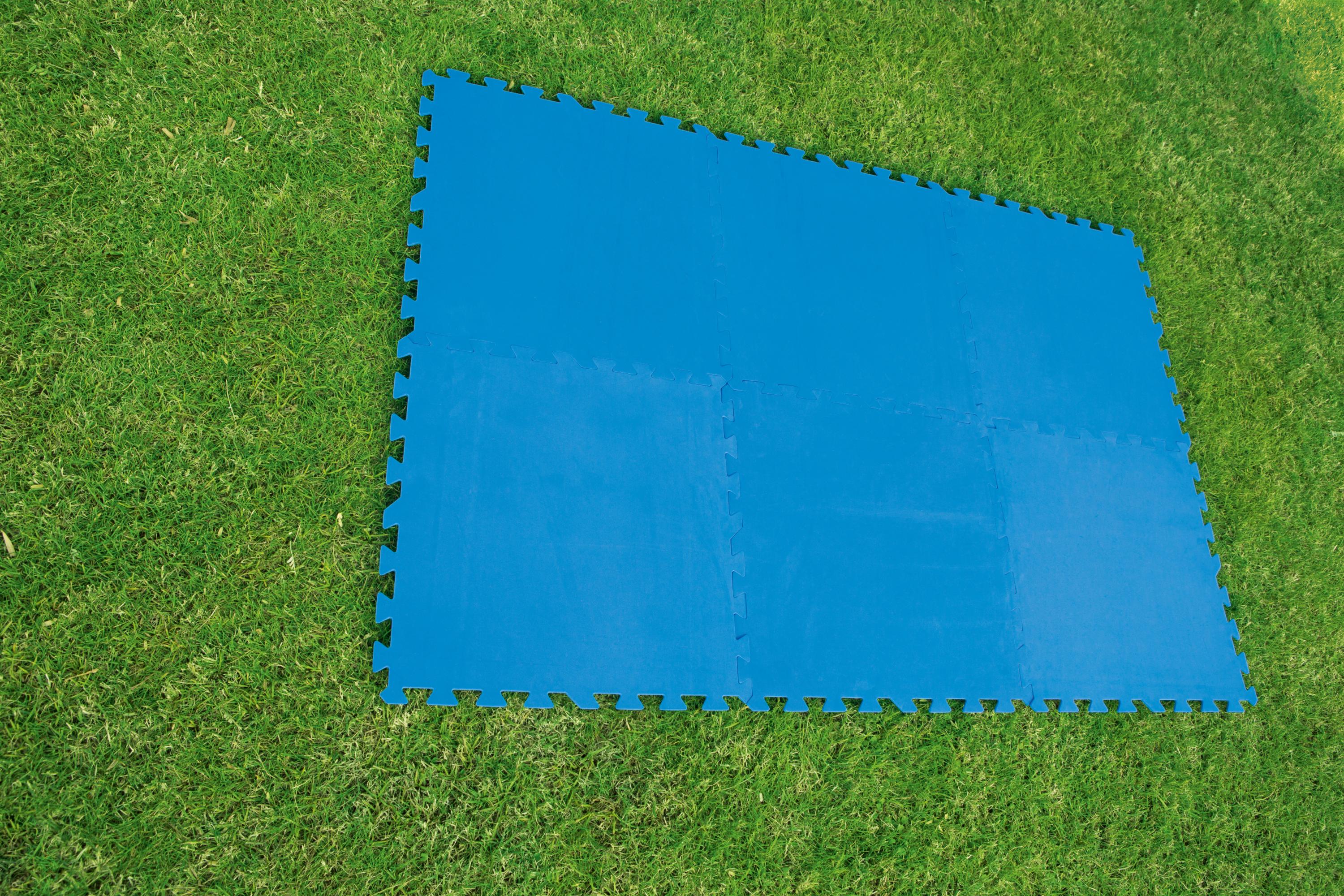 Tappeto puzzle ad incastro 9 pezzi per Piscine Area Gioco in Poliestere Bestway 58220
