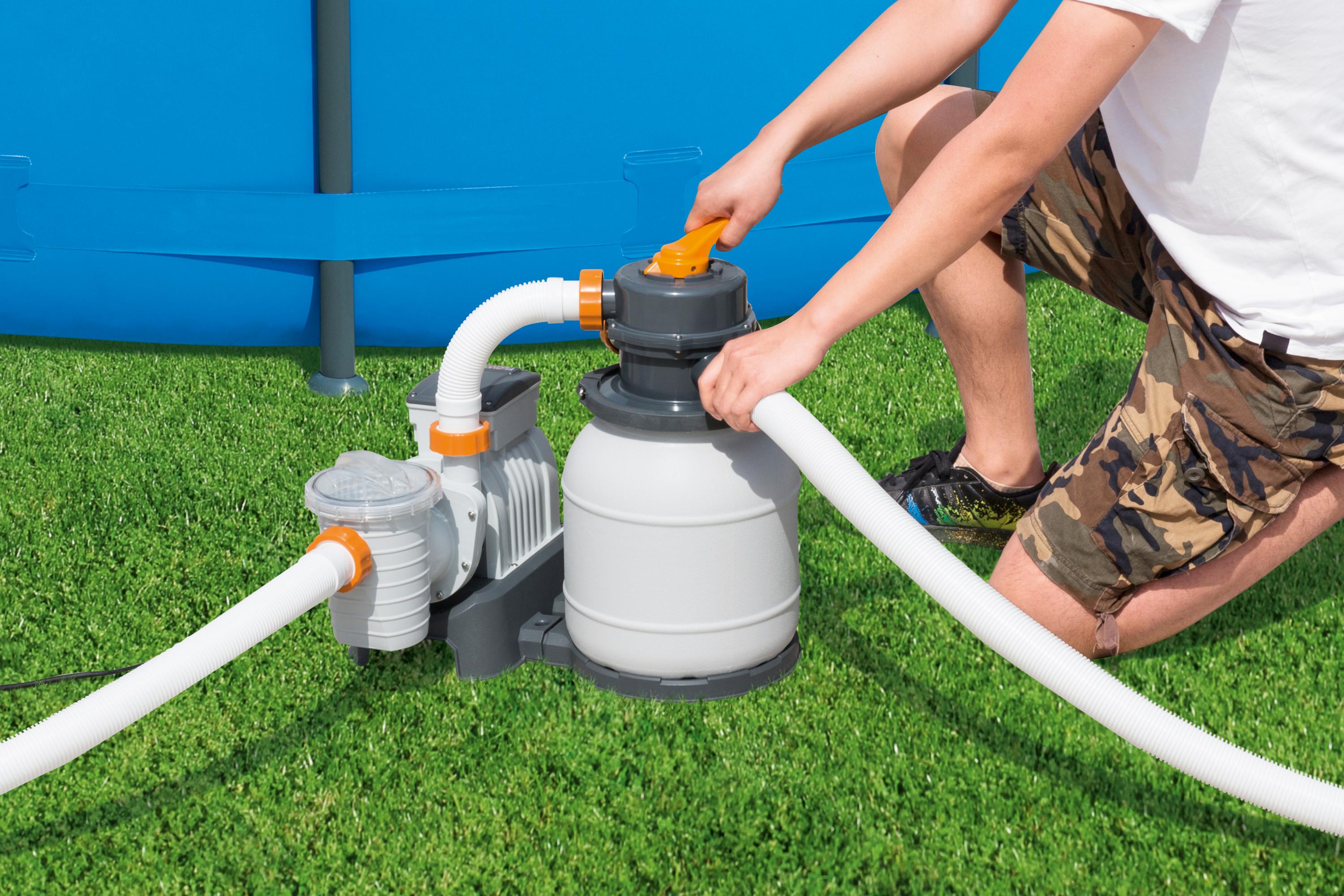 Pompa Filtro a Sabbia depuratore monoblocco per piscine 5678 lt per ora Bestway 58497