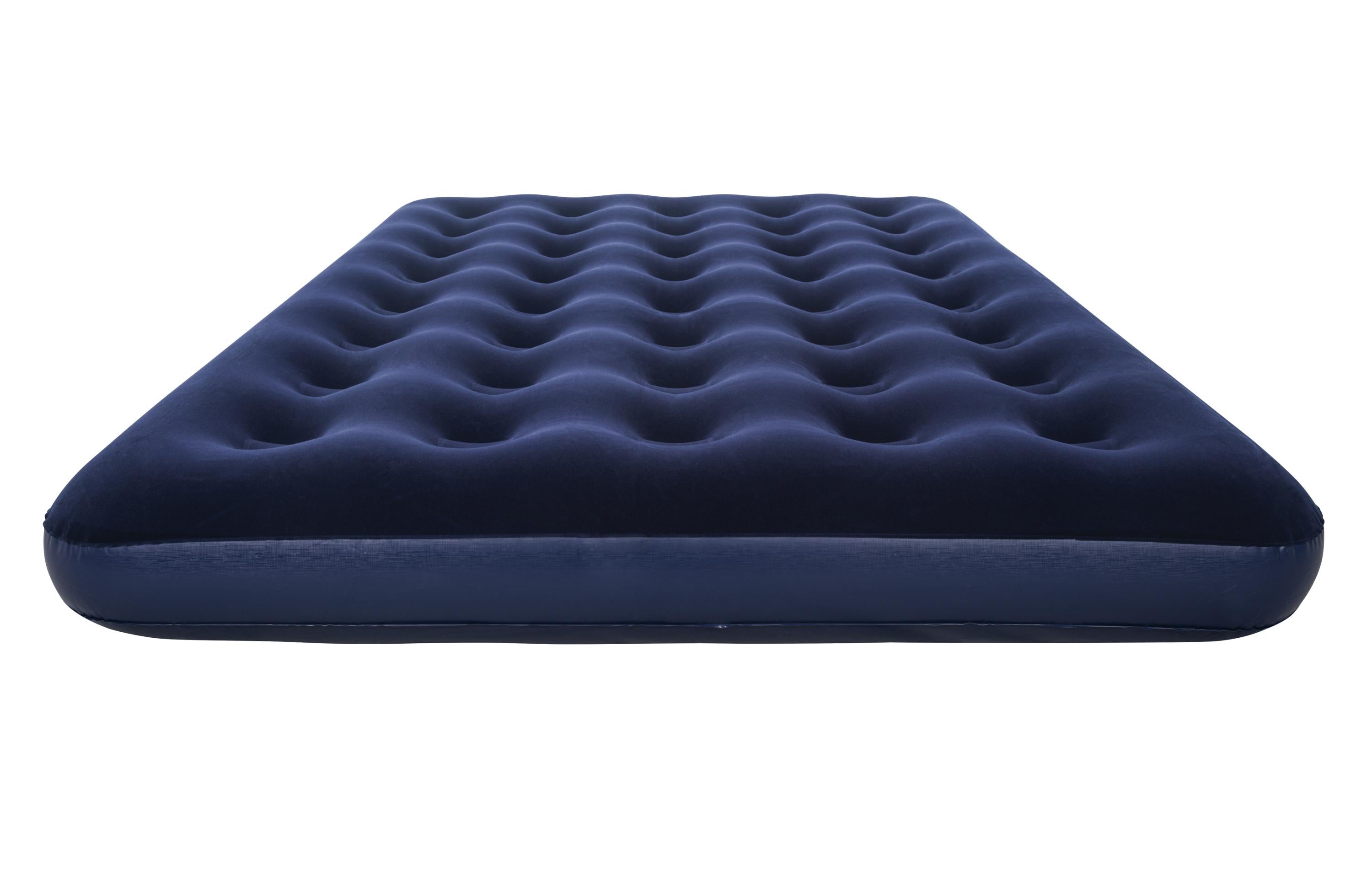Materasso Gonfiabile Airbed Matrimoniale Velluto Blu Floccato Pavillo Bestway 67002