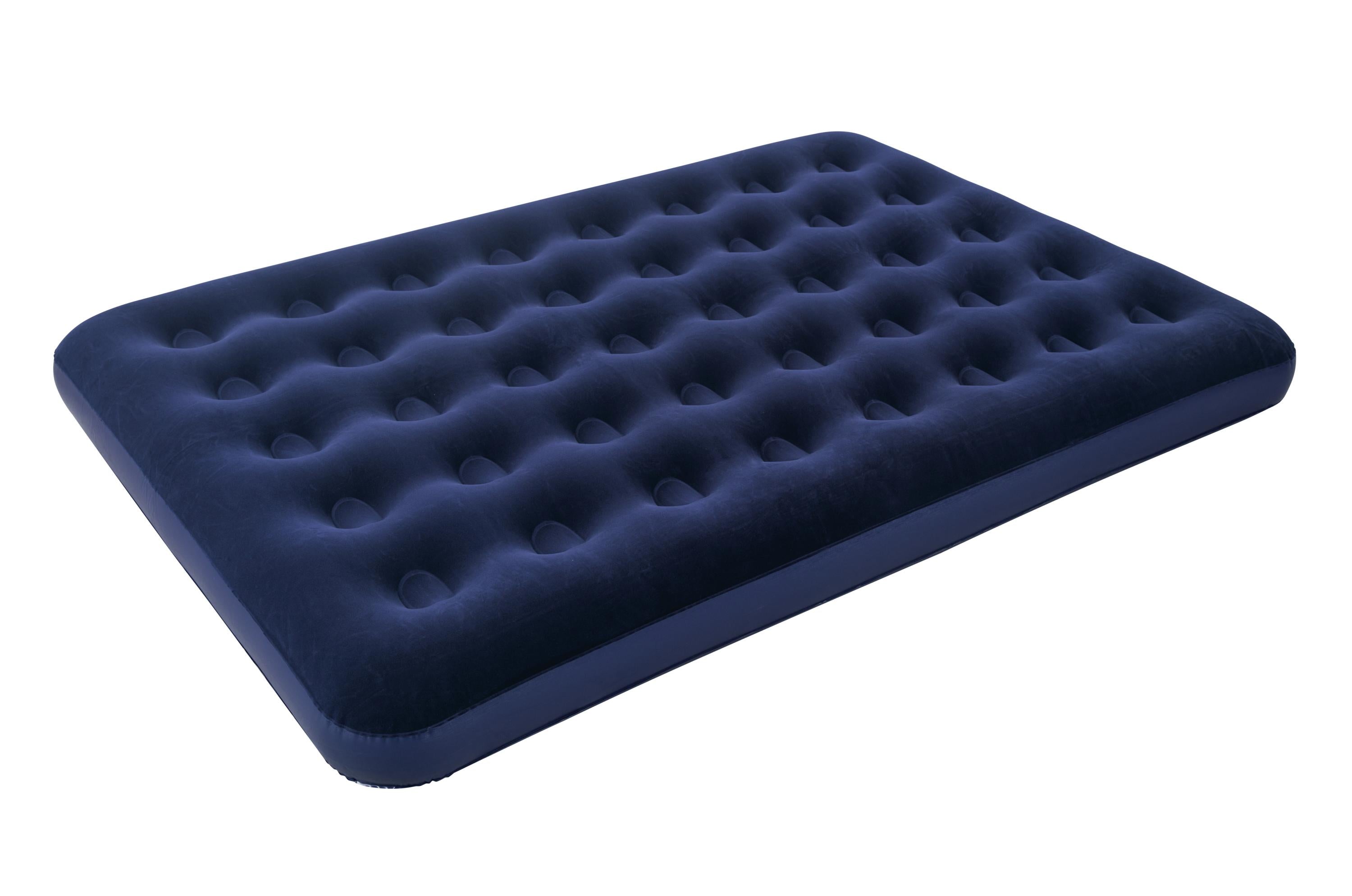 Materasso Gonfiabile Airbed Matrimoniale Velluto Blu Floccato Pavillo Bestway 67002