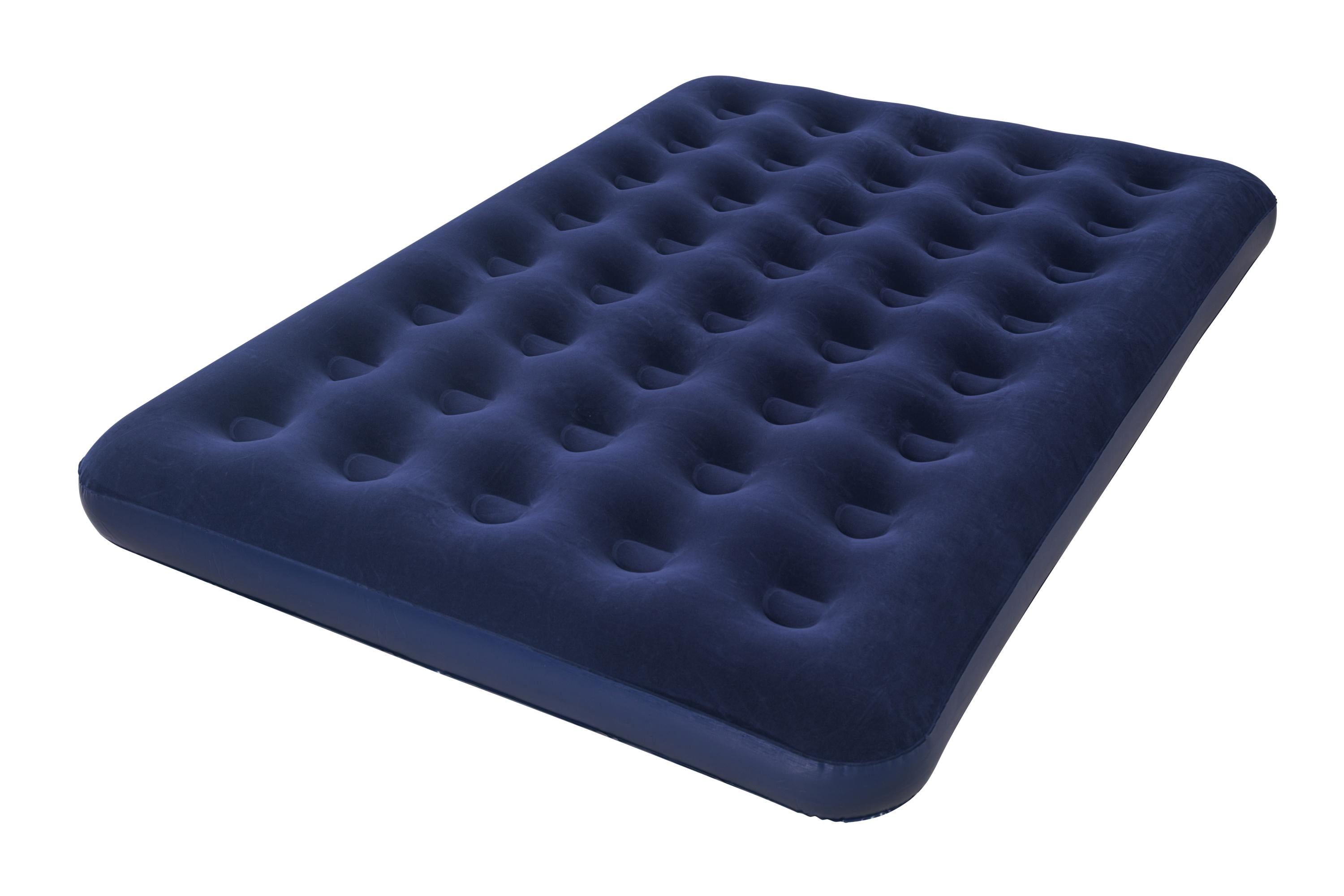 Materasso Gonfiabile Airbed Matrimoniale Velluto Blu Floccato Pavillo Bestway 67002
