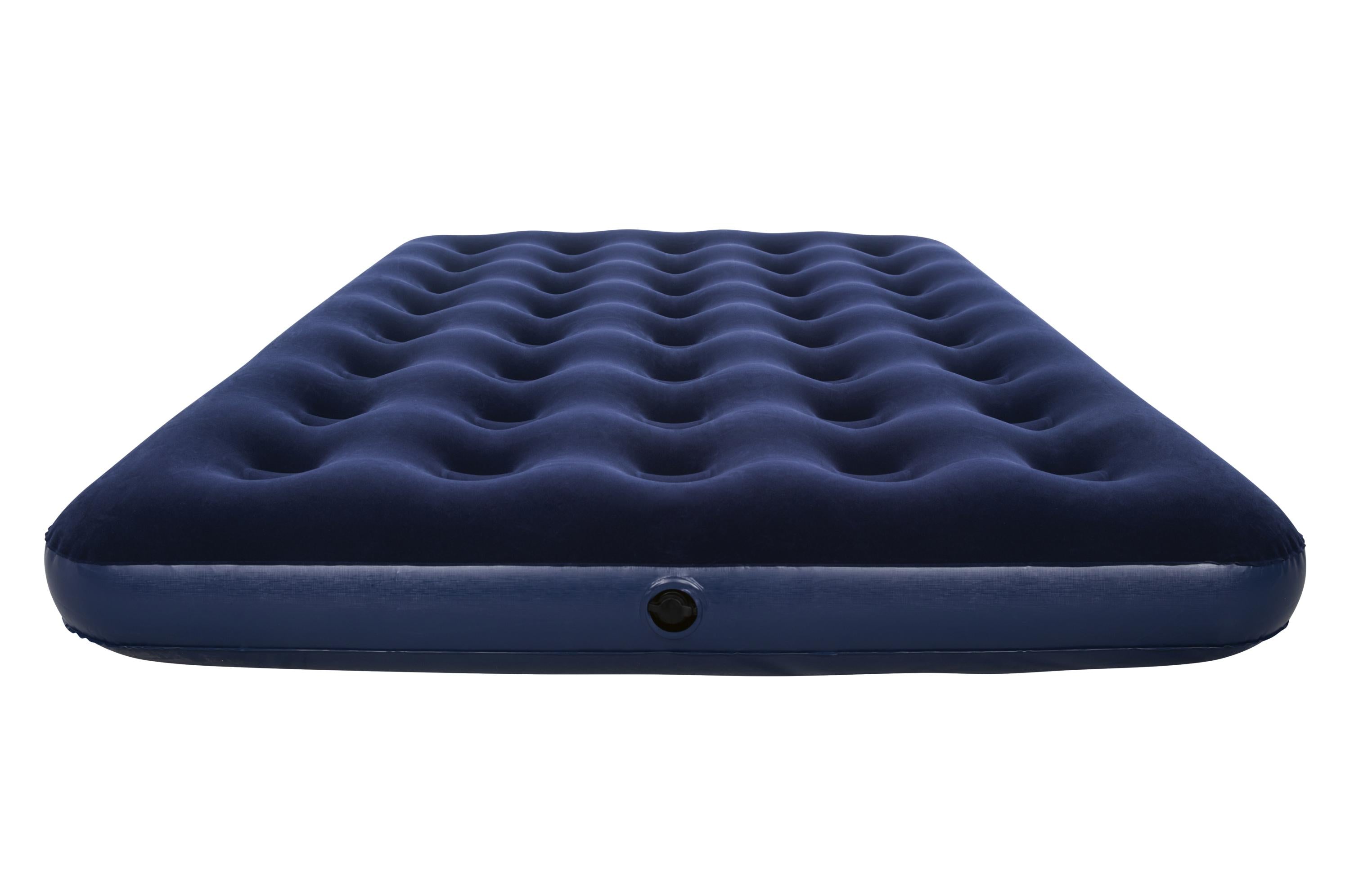 Materasso Gonfiabile Airbed Matrimoniale Velluto Blu Floccato Pavillo Bestway 67002