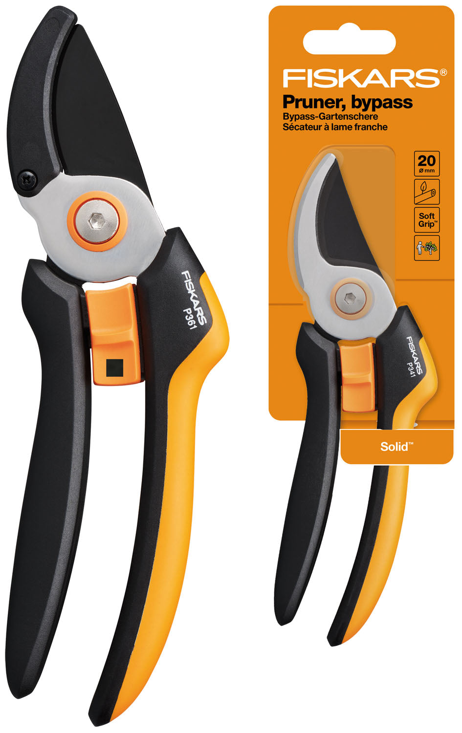 Forbice da pota Solid incudine P361 FISKARS