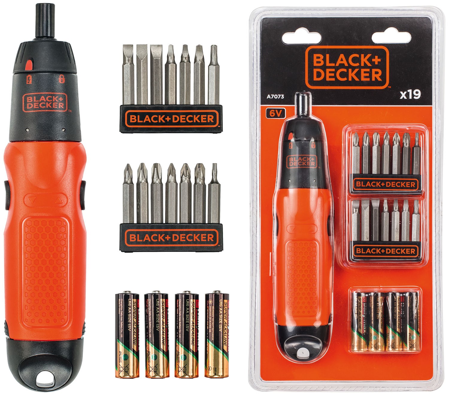 Svitavvita a batteria con inserti inclusi BLACK+DECKER  A7073