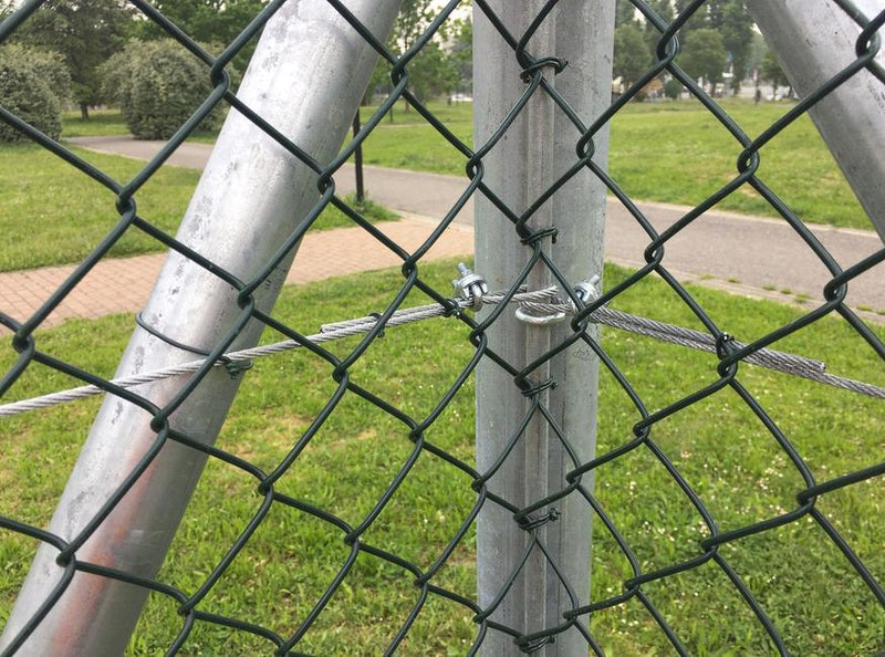 Rete per recinzioni animali zincata e plastificata con maglie romboidali 50x50 Rotolo 25mt