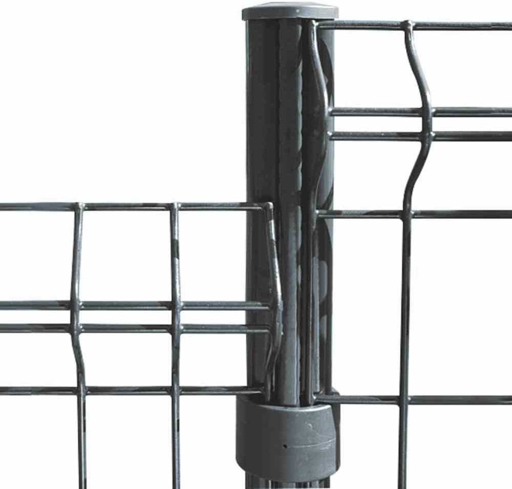 Pali per pannelli da recinzione BEKAFOR con cappuccio protettivo