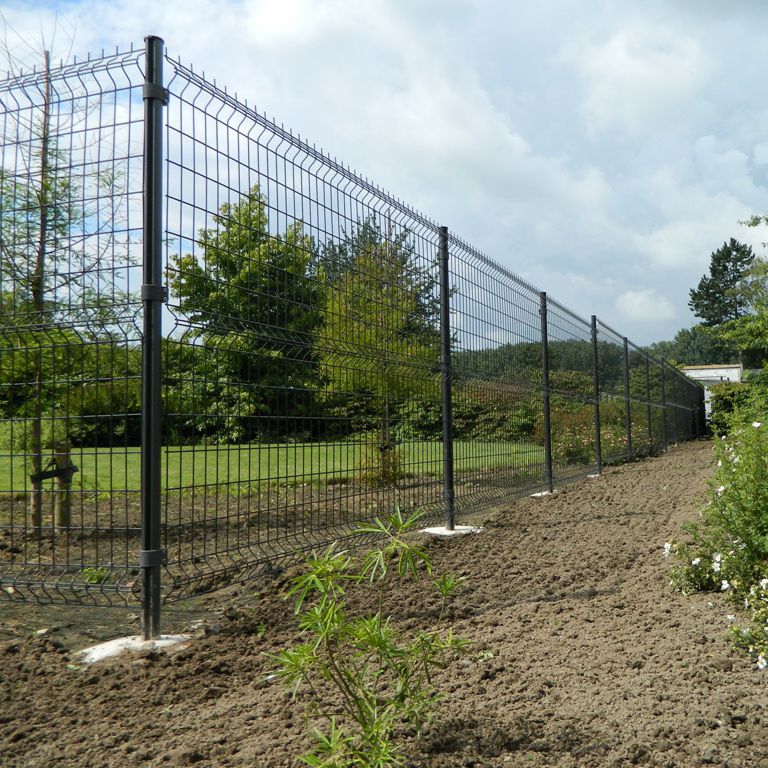 Palo Bekaclip per Pannelli Bekafor H130CM Verde Betafence