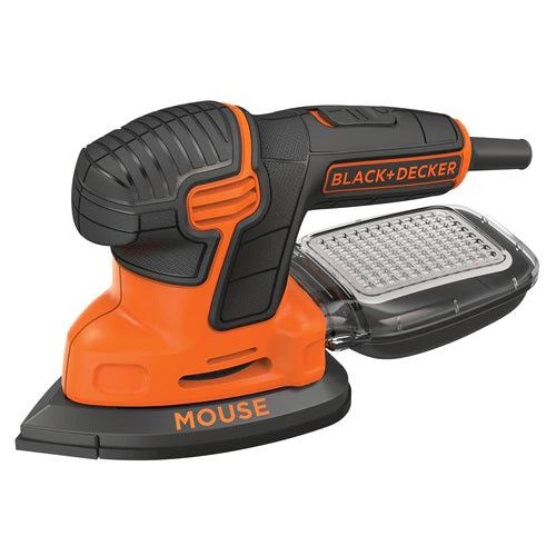 Levigatrice Mouse 120W in borsa multiuso con 6 accessori BLACK+DECKER KA2000