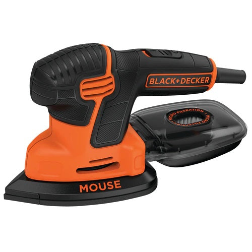 Levigatrice Mouse 120W in borsa multiuso con 6 accessori BLACK+DECKER KA2000