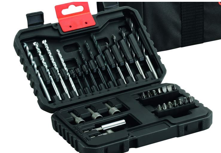 Trapano Avvitatore a Percussione 18V in borsa multiuso con set 32 accessori BLACK+DECKER BDCHD18S32