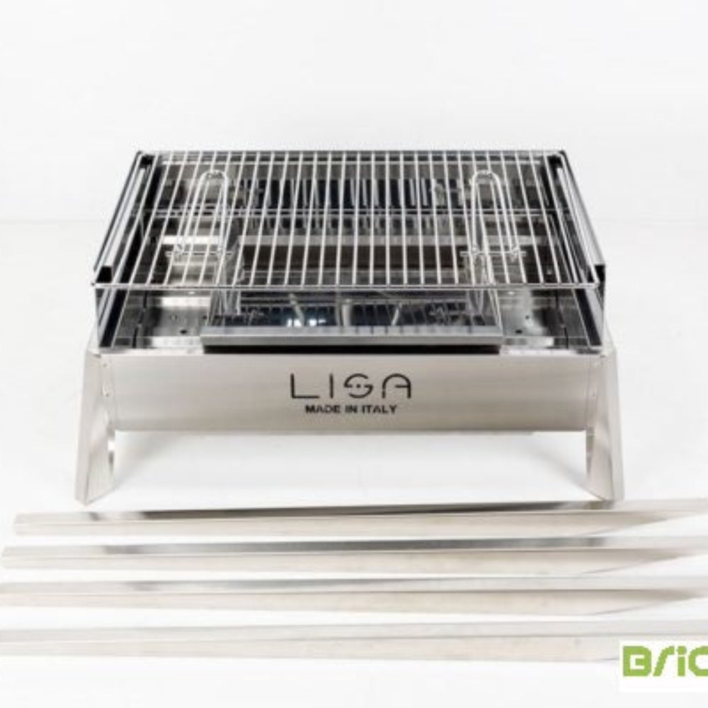 Barbecue a carbone in acciaio INOX El Gaucho Asado