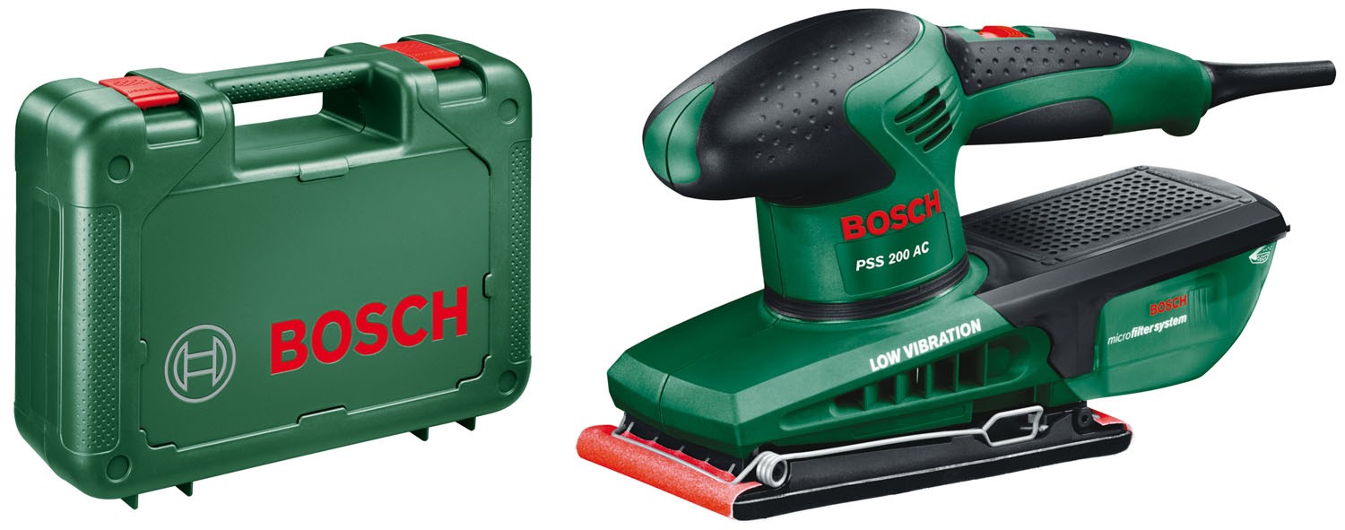 Levigatrice orbitale 200W BOSCH PSS200AC