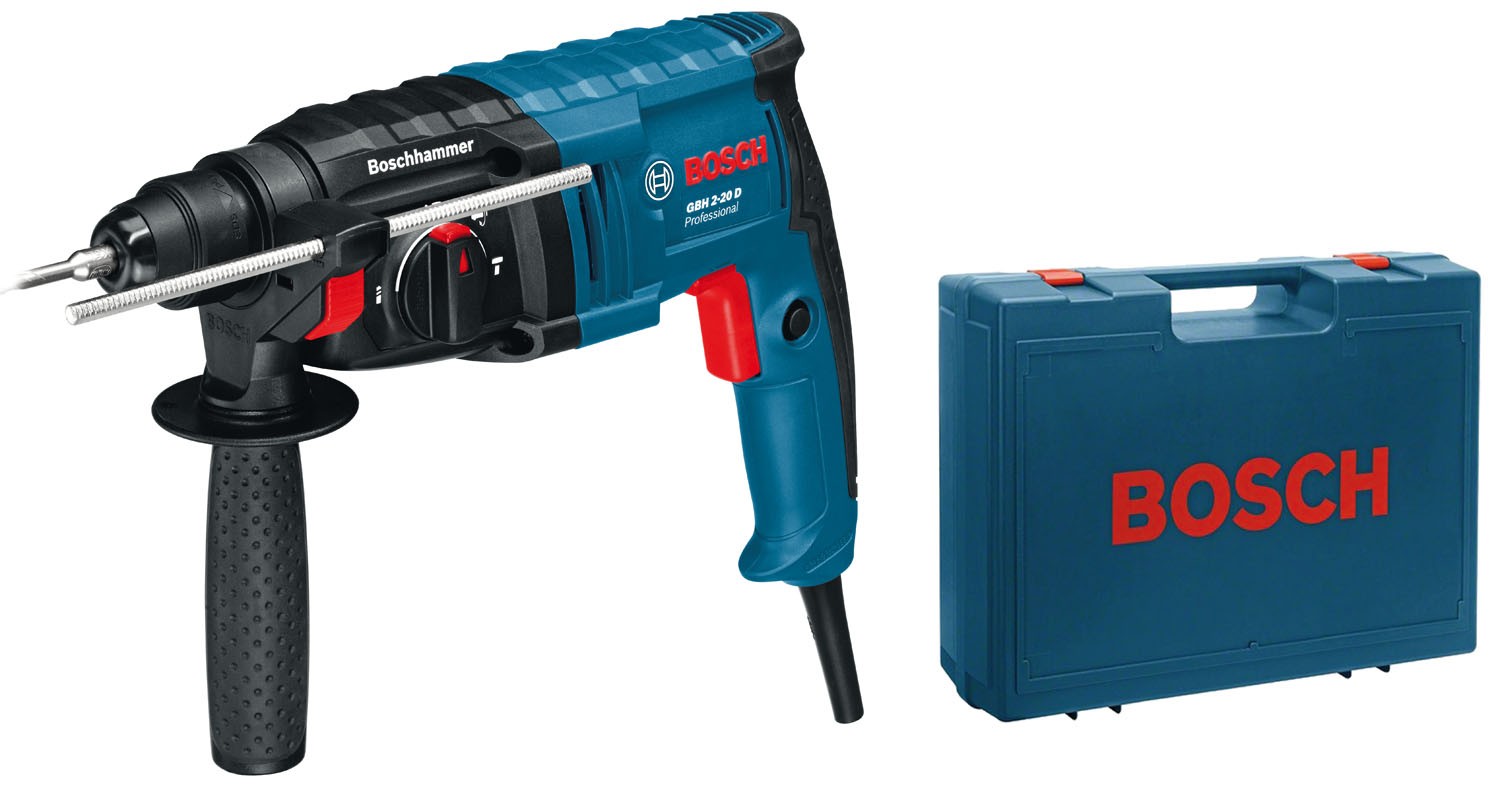 Trapano Martello Perforatore 650W con attacco SDS+ BOSCH Professional GBH2-20D