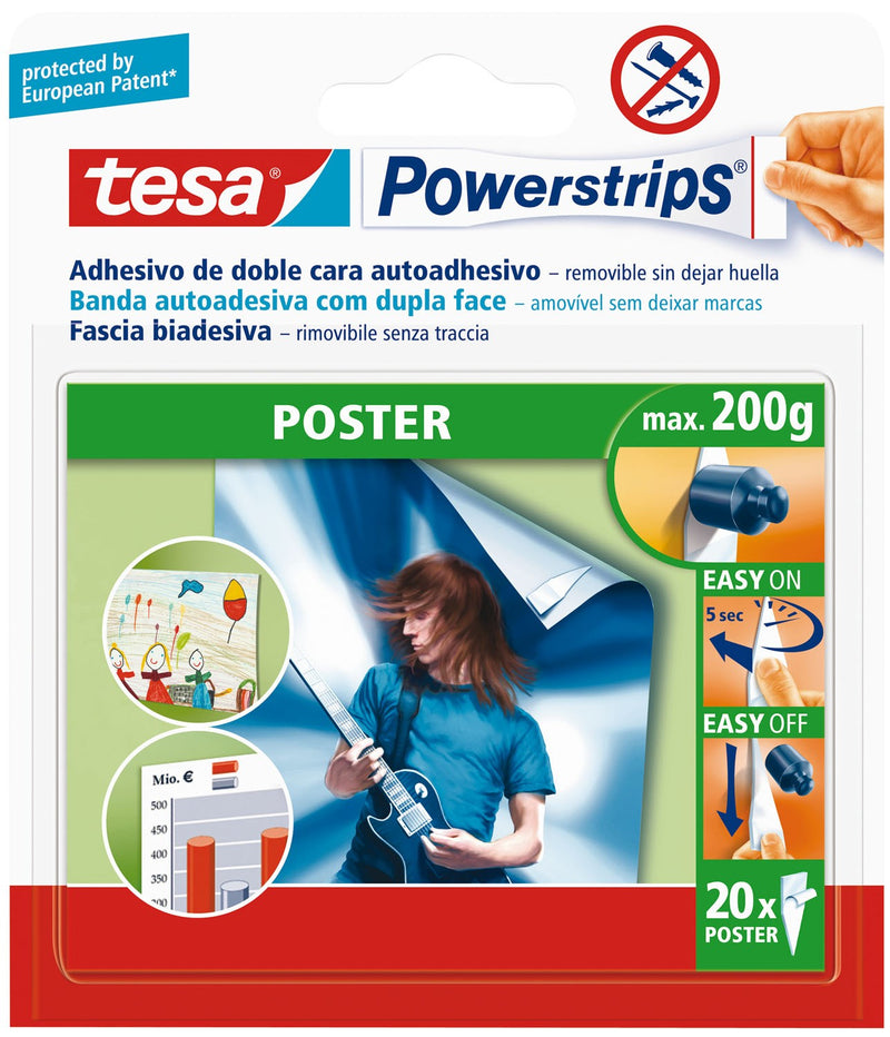 Strisce adesive da fissaggio Tesa Powerstrips 58303