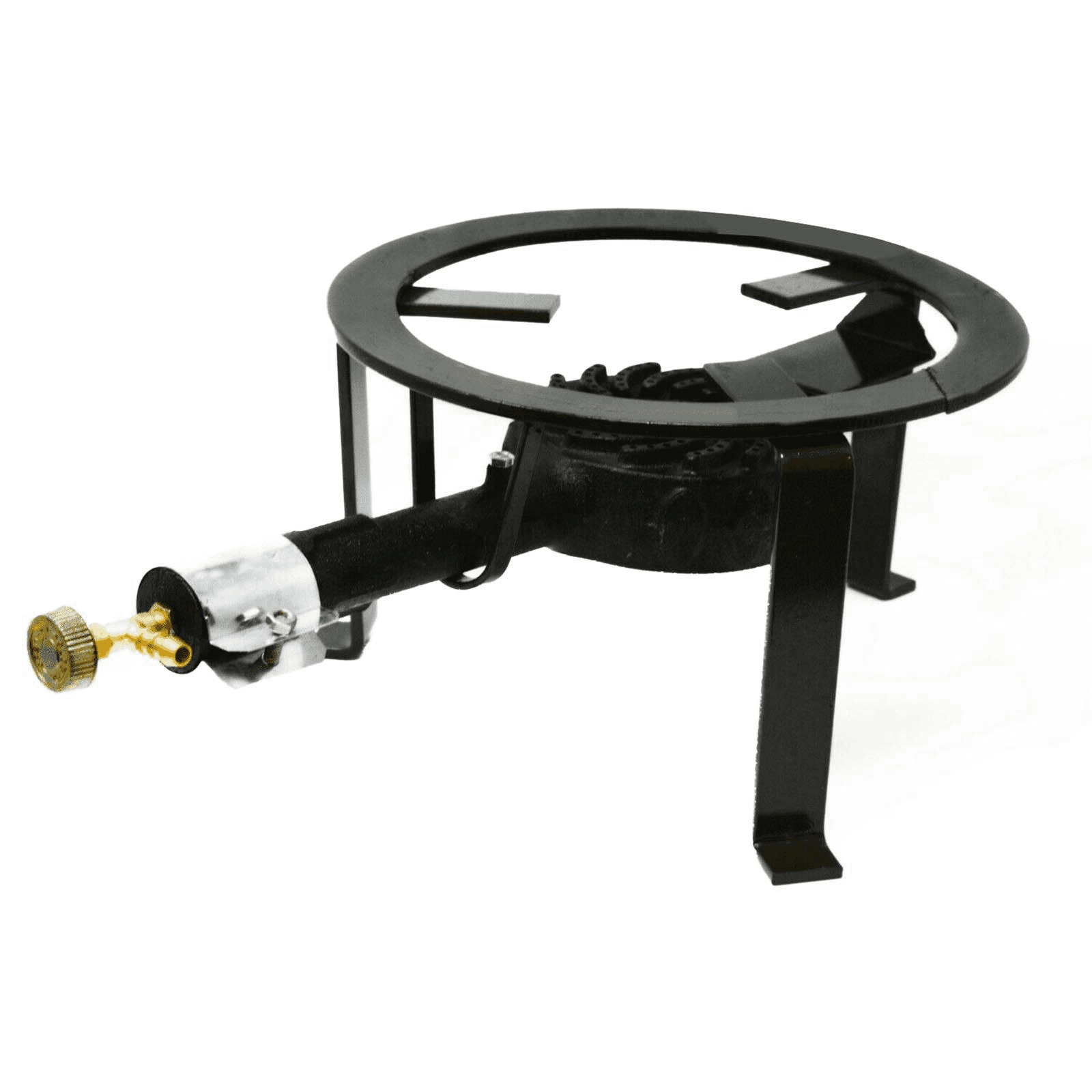 Fornellone a gas con telaio tondo tre piedi