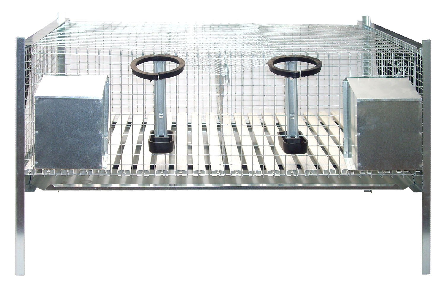 Gabbie per conigli doppie antitopo 360.01B