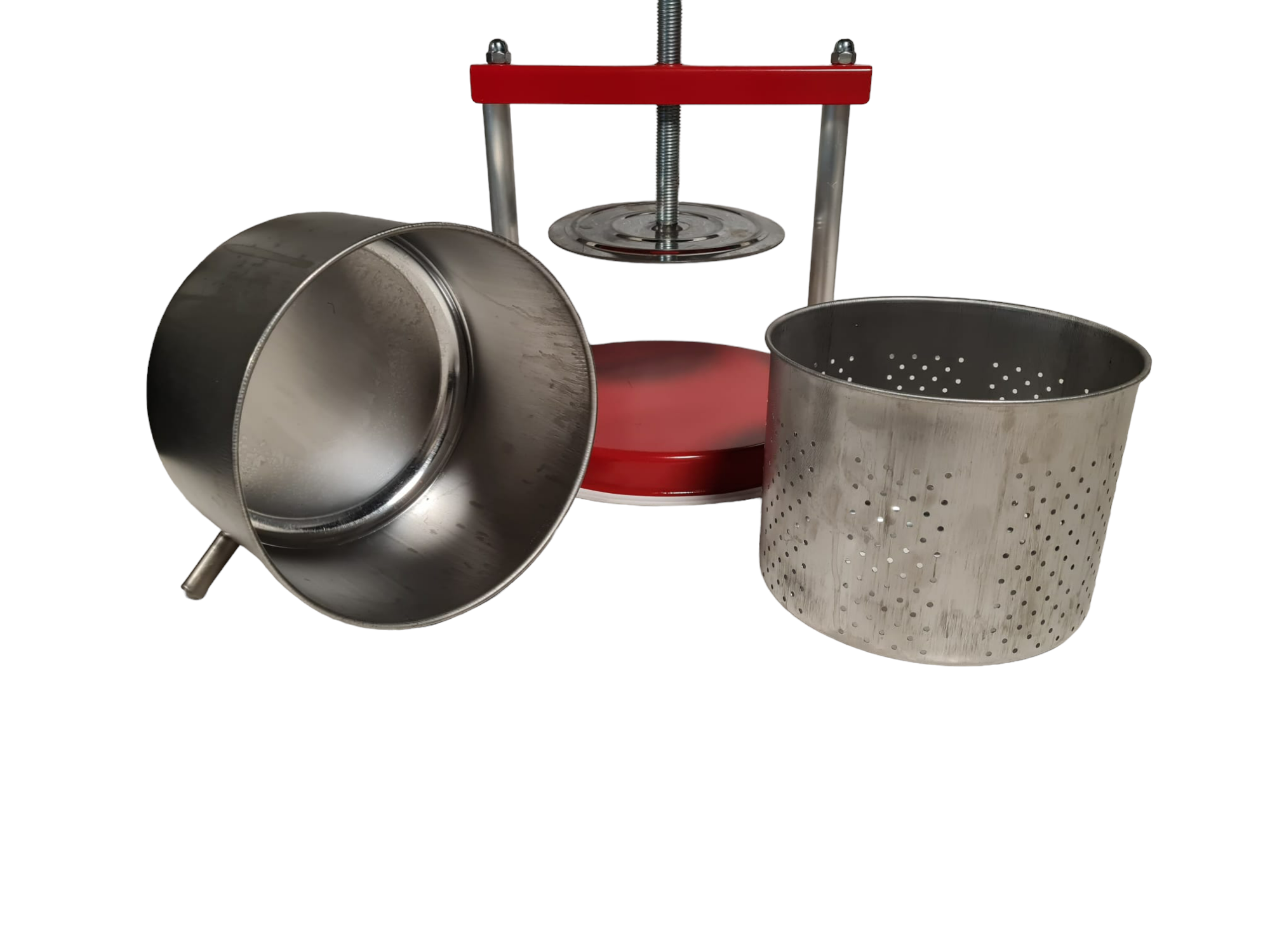 Torchietto premitutto manuale in acciaio inox per alimenti Grande